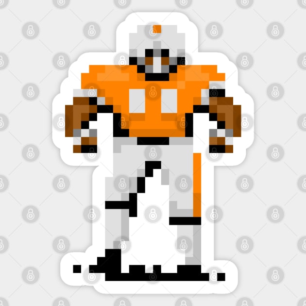 16-Bit Football - Tennessee Sticker by The Pixel League